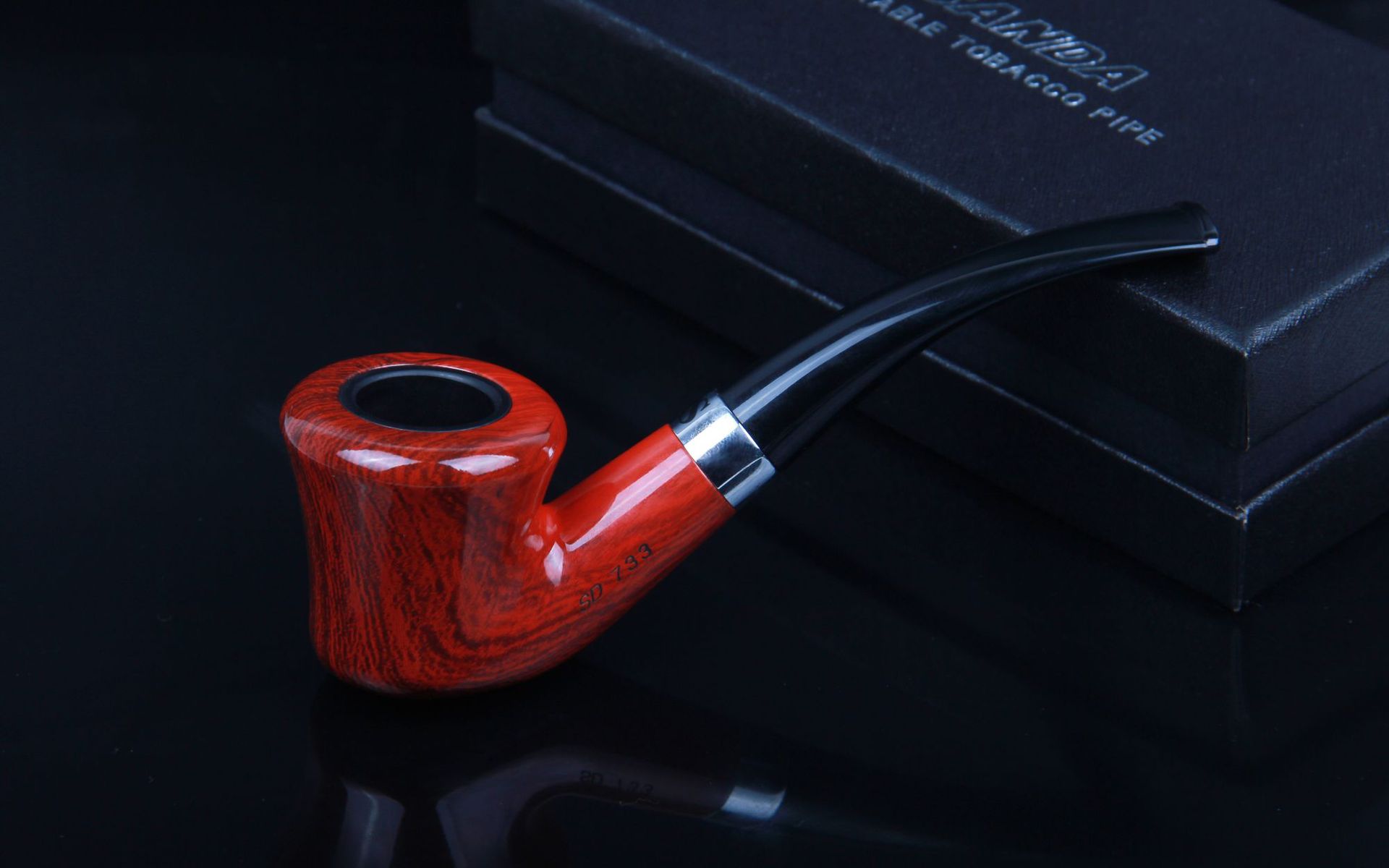 三达烟斗经典怀旧 烟斗烟丝斗 胶木弯式烟斗循环过滤烟斗