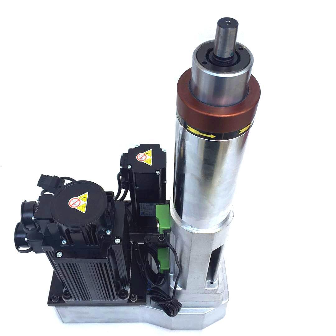 厂家数控双伺服自动进给钻孔攻丝双用动力头伺服台钻攻丝钻床