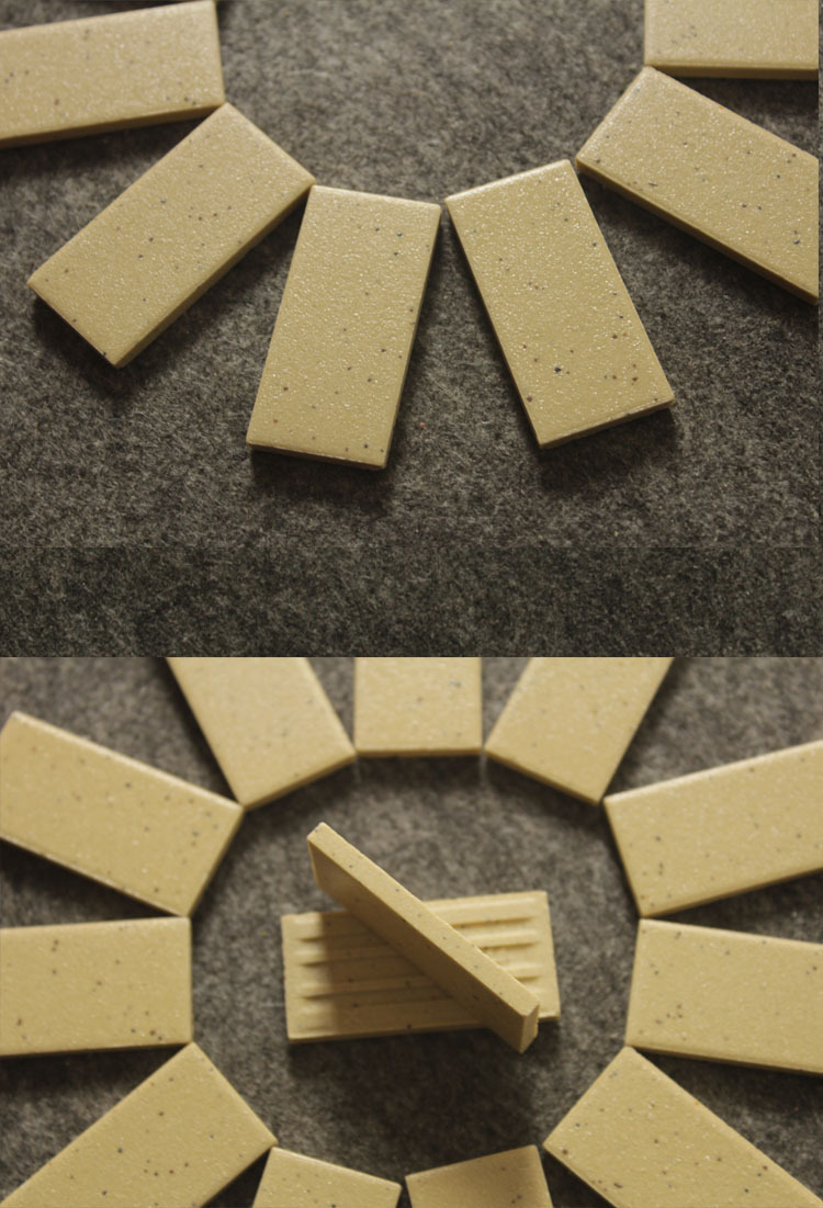 福建铭凯外墙砖工程纸皮砖彩玛砖外墙瓷砖23x48棕色