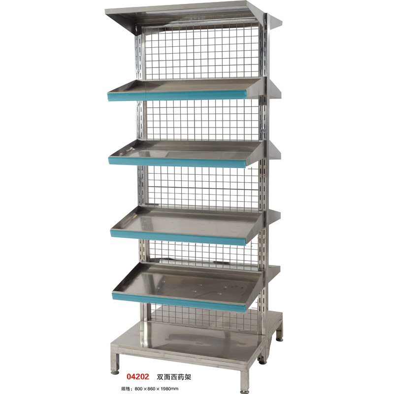 双面药盘架双向药房库房药架医院西药架药柜药品架厂家