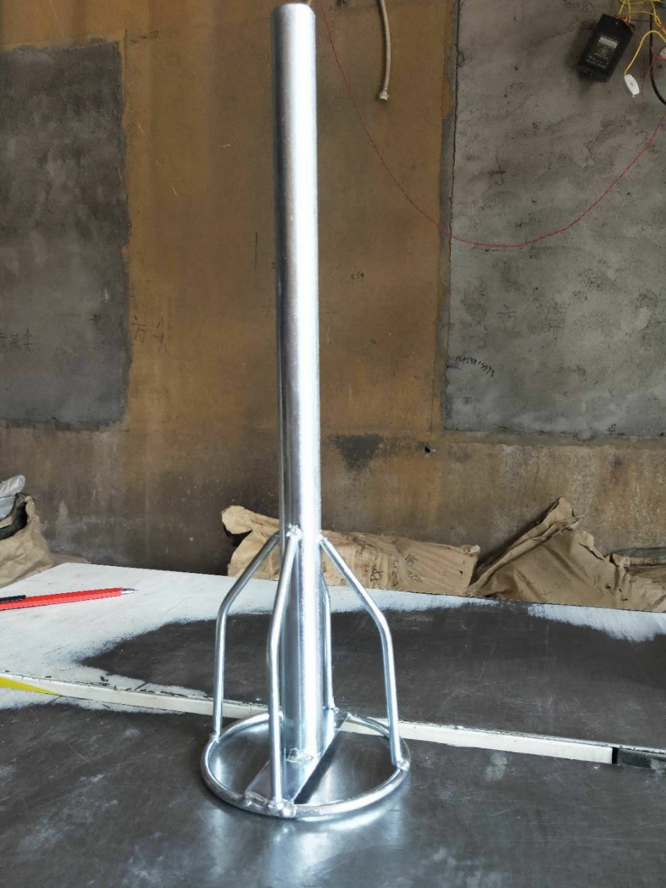 厂家批发螺纹钢水钻机搅拌杆水钻钻机用搅灰器工地搅灰腻子杆