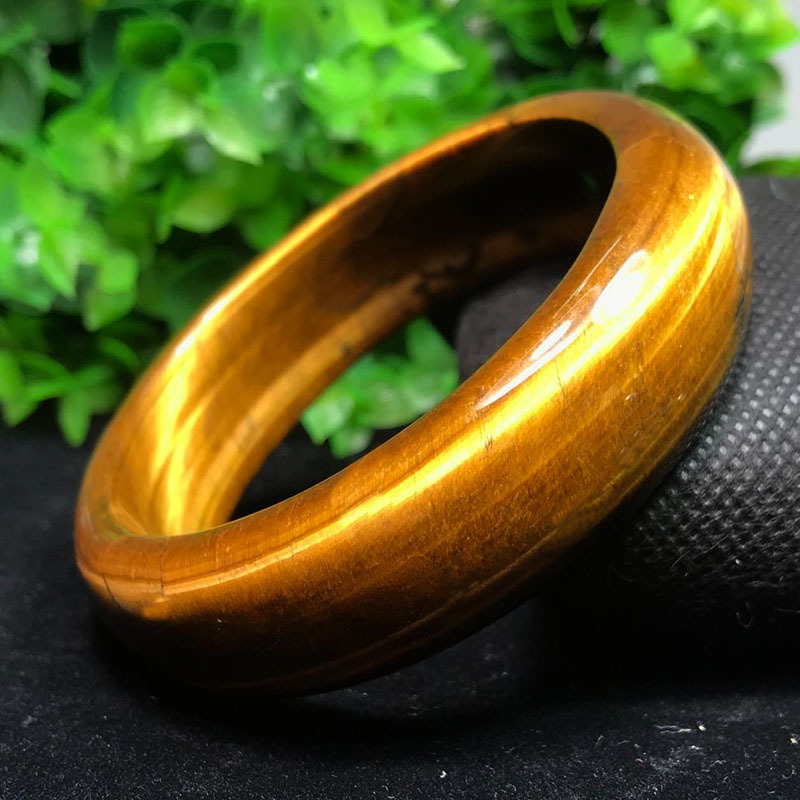 天然黄虎眼手镯 金刚护法虎眼石 时尚流行饰品手镯黄虎石直销批发