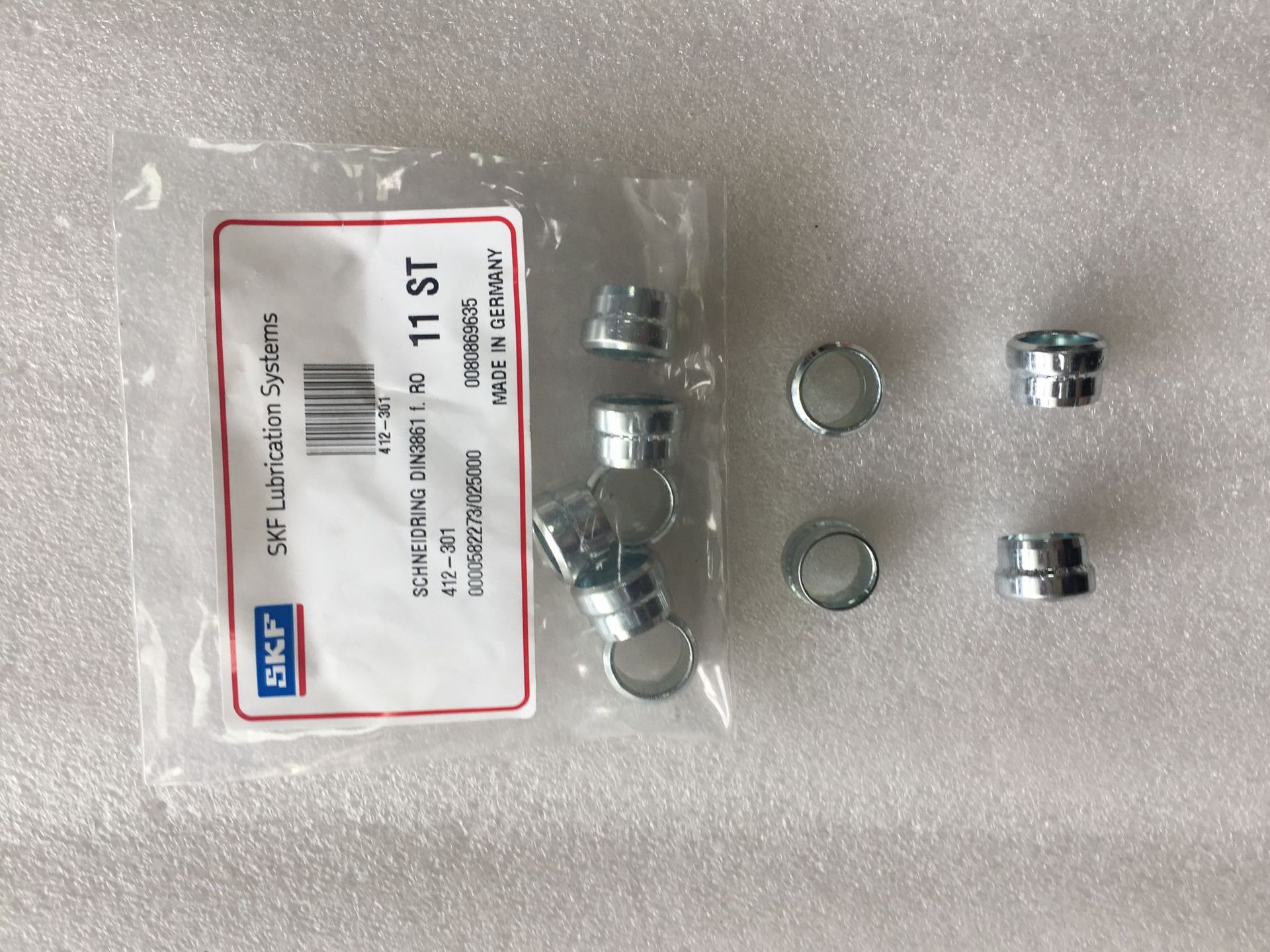 skfvogel褔鸟管接头卡套412301钢管卡环