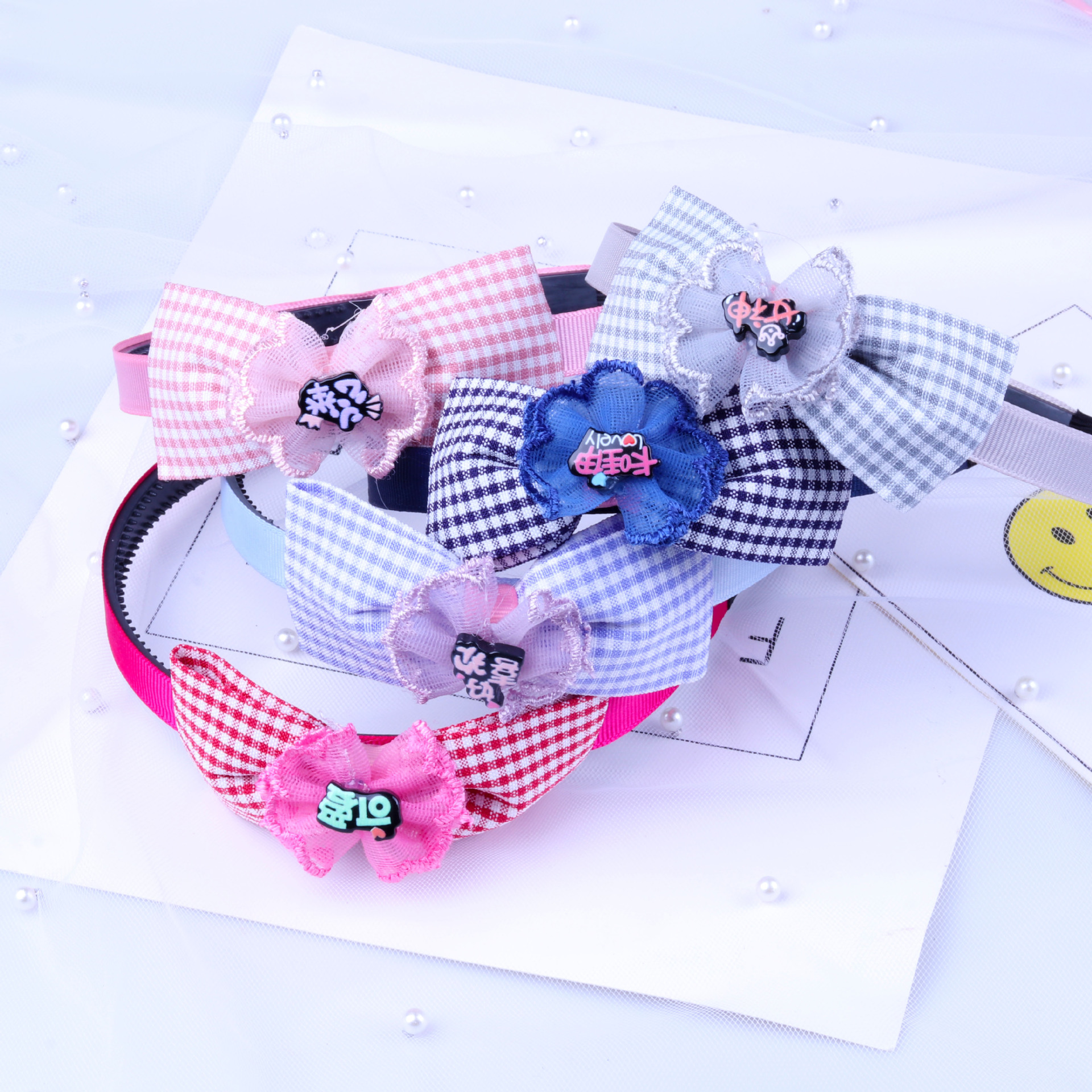 女童蝴蝶结发箍韩版小学生头箍儿童宝宝可爱发饰发夹头饰