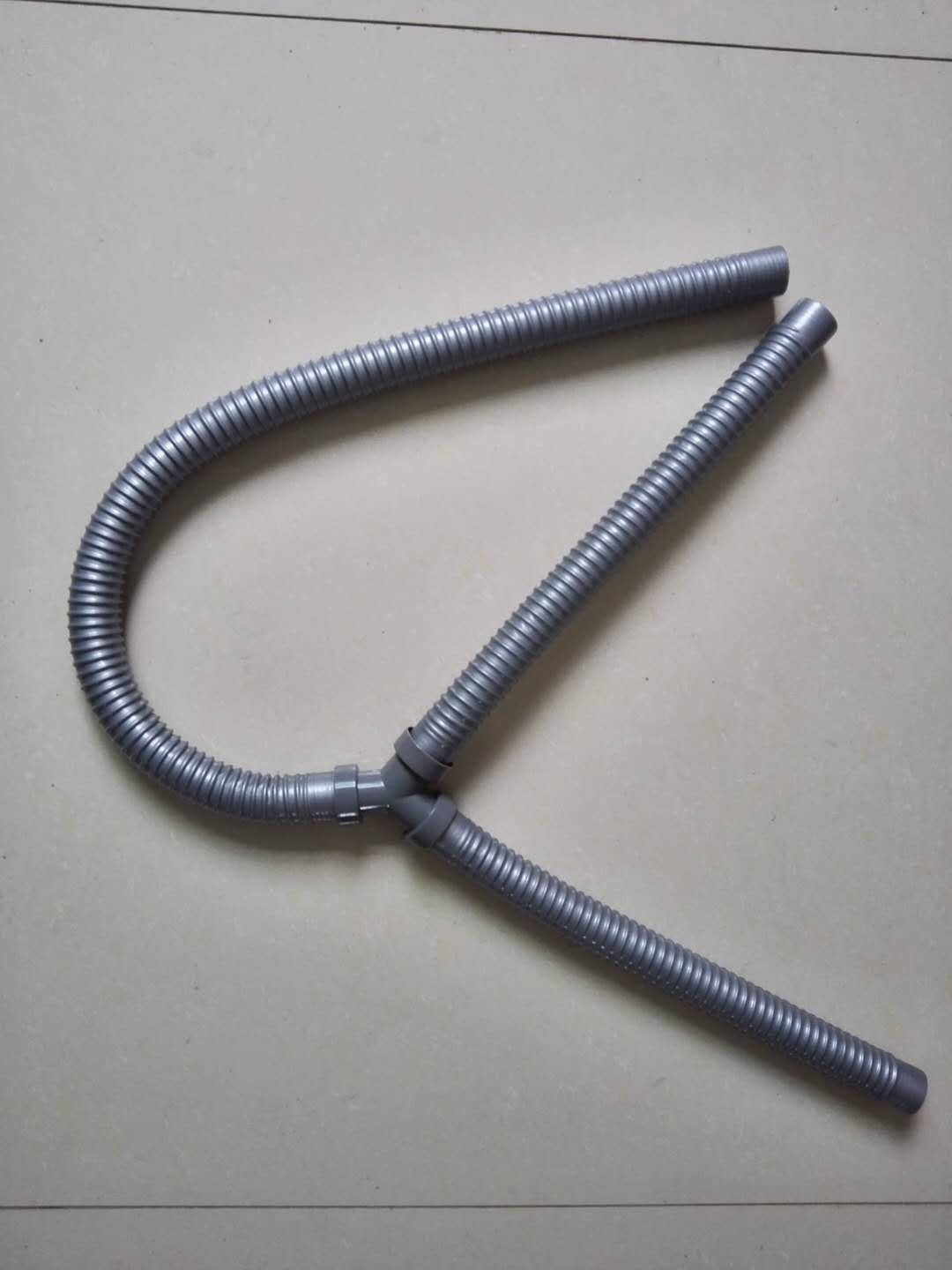 30mm三通下水管双盆洗衣机拖把池直插式y型下水管