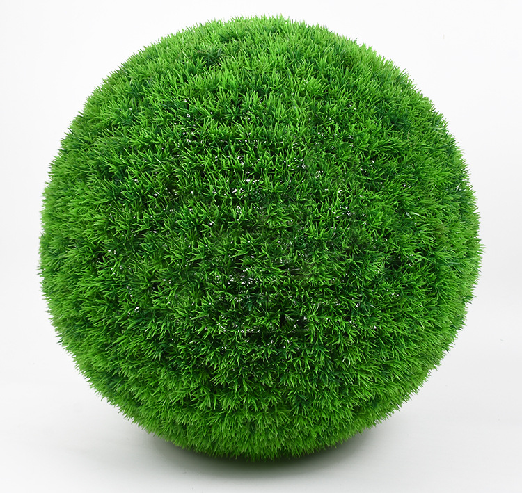 仿真植物草球松针草球塑料大圆球仿真植物绿色草球 塑料草球批发