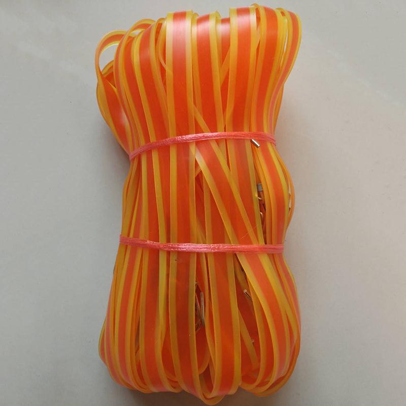 厂家直销 双色牛筋拉带 电动车高弹力行李绳自行车捆绑绳