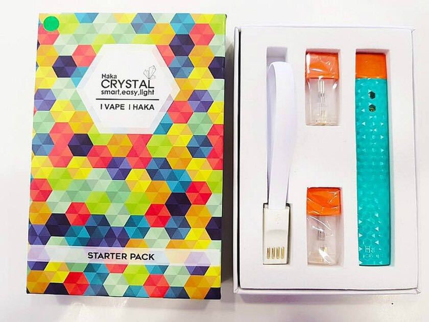 一体烟小烟杆韩国品牌haka电子烟便携迷你大烟雾戒烟男 女