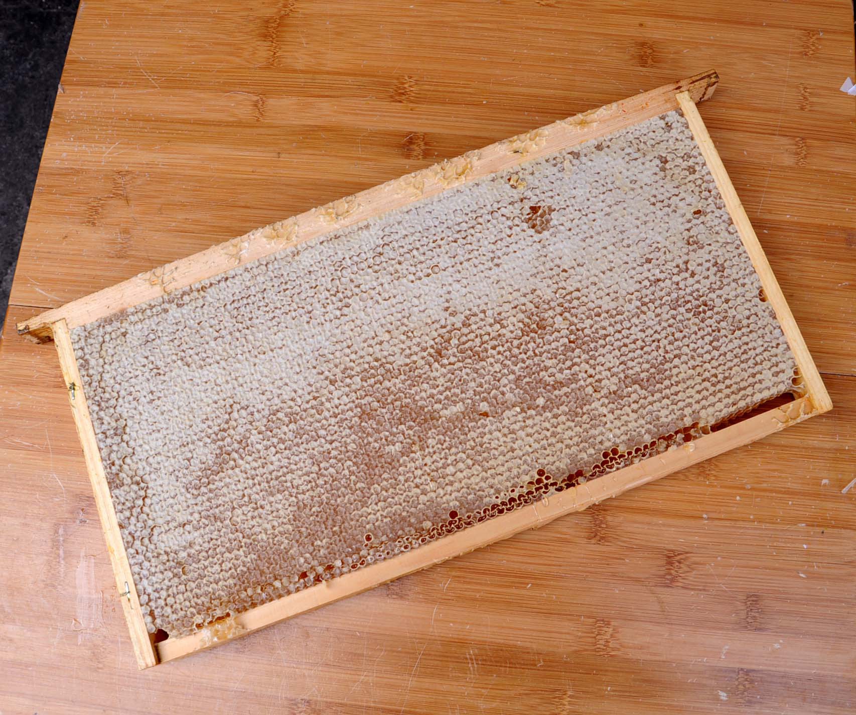 健凤园老蜂巢巢蜜农家自然成熟带框整张封盖蜂蜜蜜脾批发一件代发