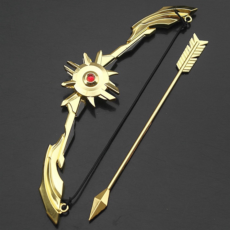 荣耀英雄周边后羿半神之弓武器合金弓箭模型新款兵器玩具