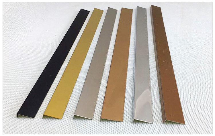 家装不锈钢装饰收边条踢脚线 吊顶背影墙包边槽扣封边u型包边条