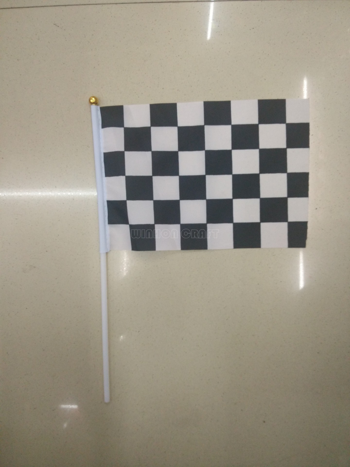 厂家直供f1赛车赛车旗 赛车黑白旗 赛车发令 发车旗终点旗30*45cm