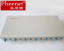 Pheenet菲尼特 12芯LC单模满配机架式光纤终端盒光缆尾纤熔接