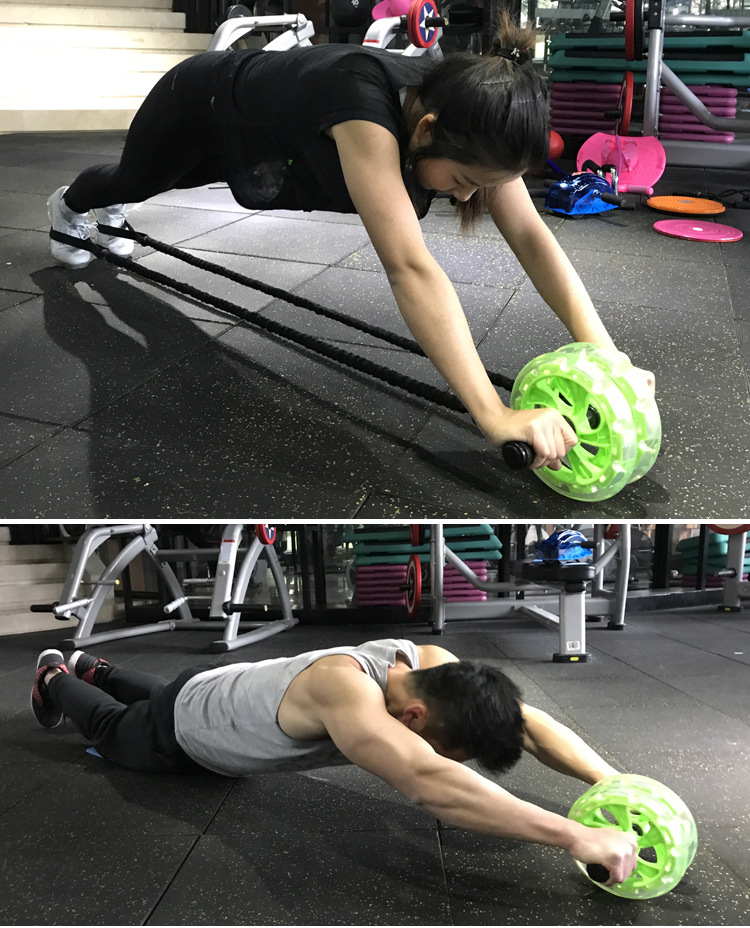 带轴承健腹轮 20cm巨轮健腹器 男女收腹肌轮 生产厂家新款热销
