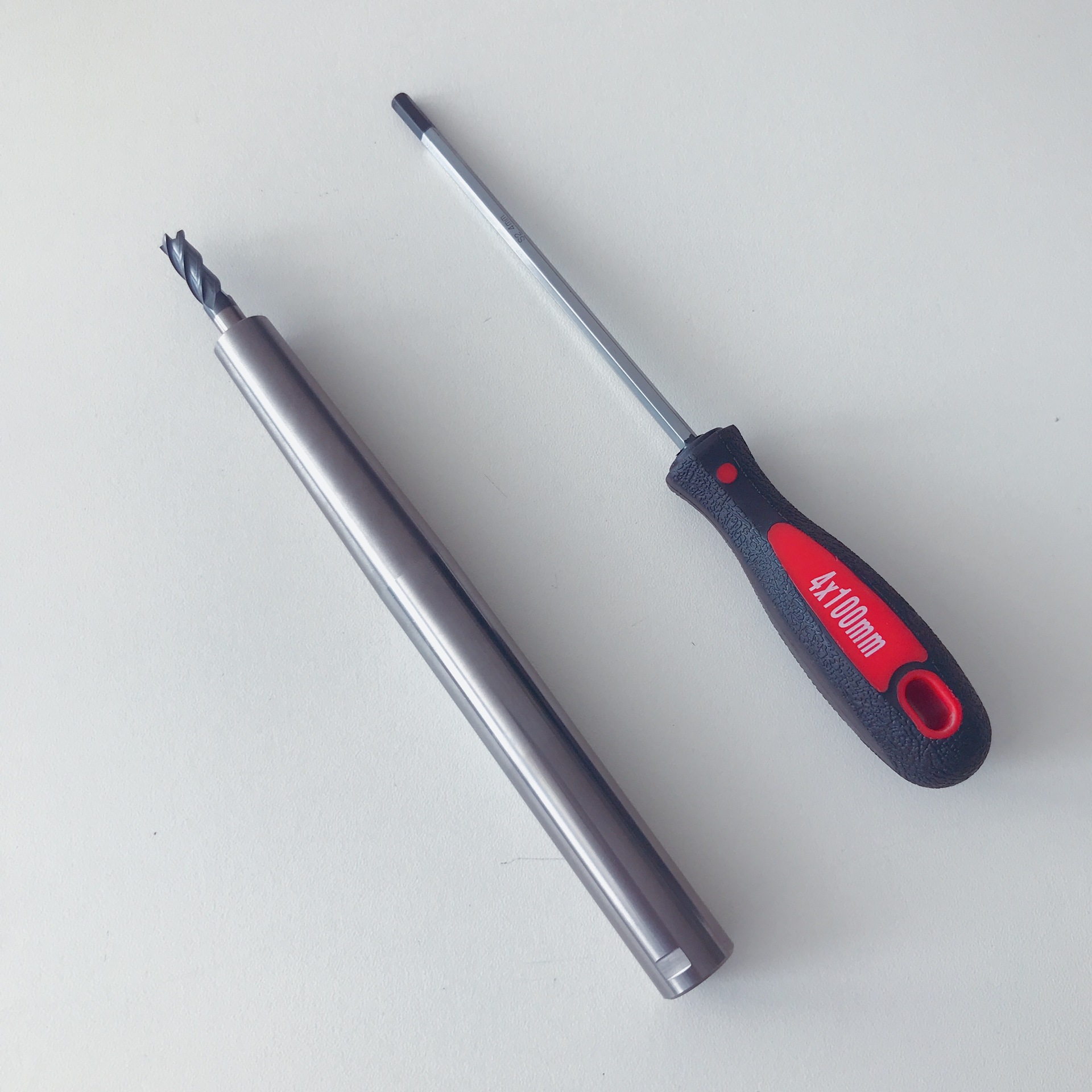 原装台湾钨钢防震后拉刀杆深孔加工直柄延长杆抗震加长杆dc6 dc10