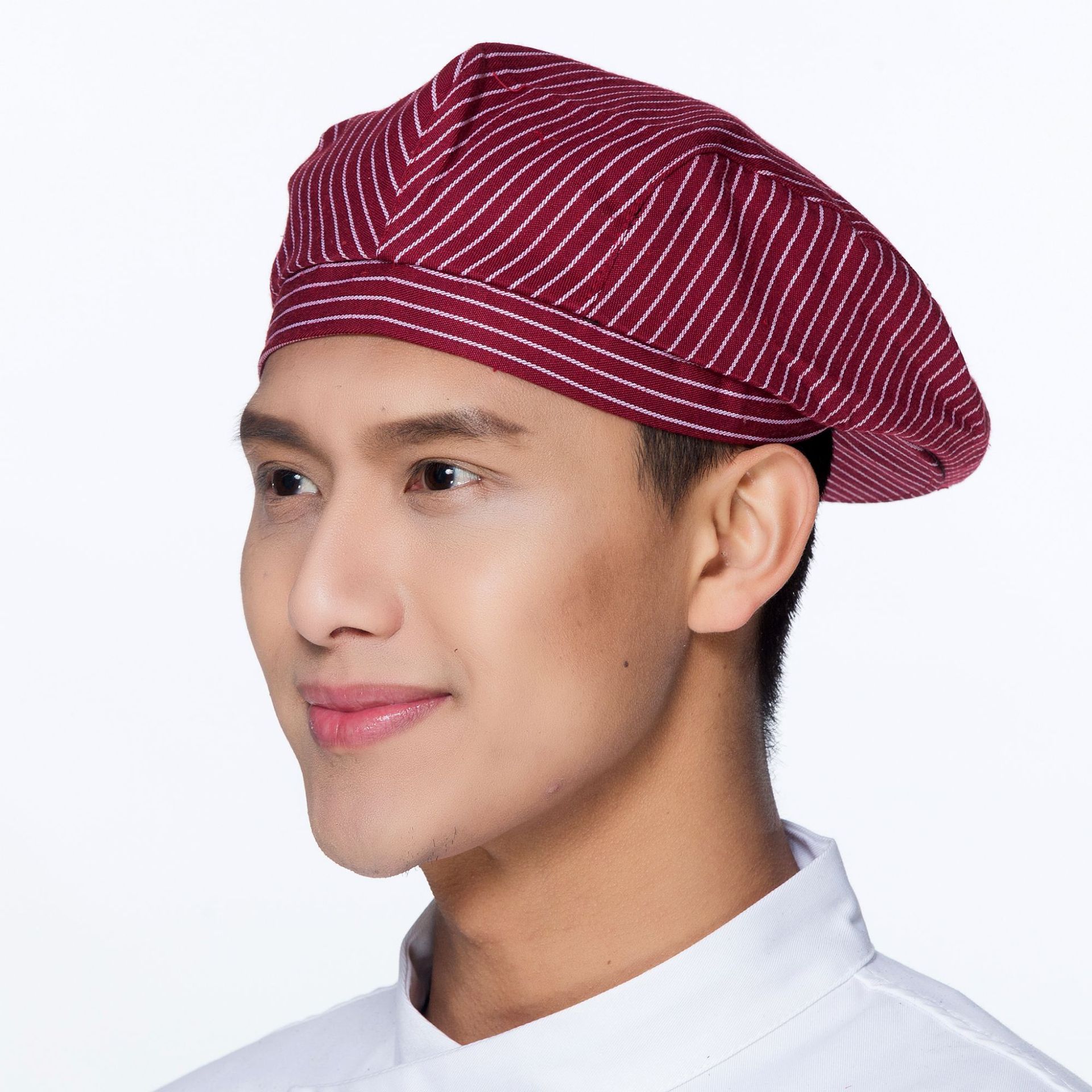 厨师鸭舌帽 前进帽 厨房工作中西餐工作帽 快餐服务员厨