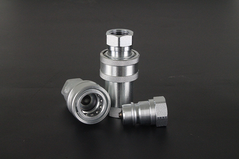 iso-1a中高压油管碳钢快速接头双自封开闭式液压快速接头yaa