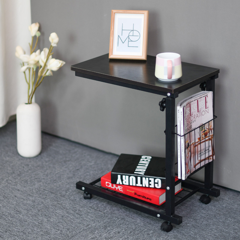 1 Manufacturer] Simple Modern Mobile Bedside Table Lifting Small Coffee Table Side Table Lazy Computer Desk Sofa Small Desk