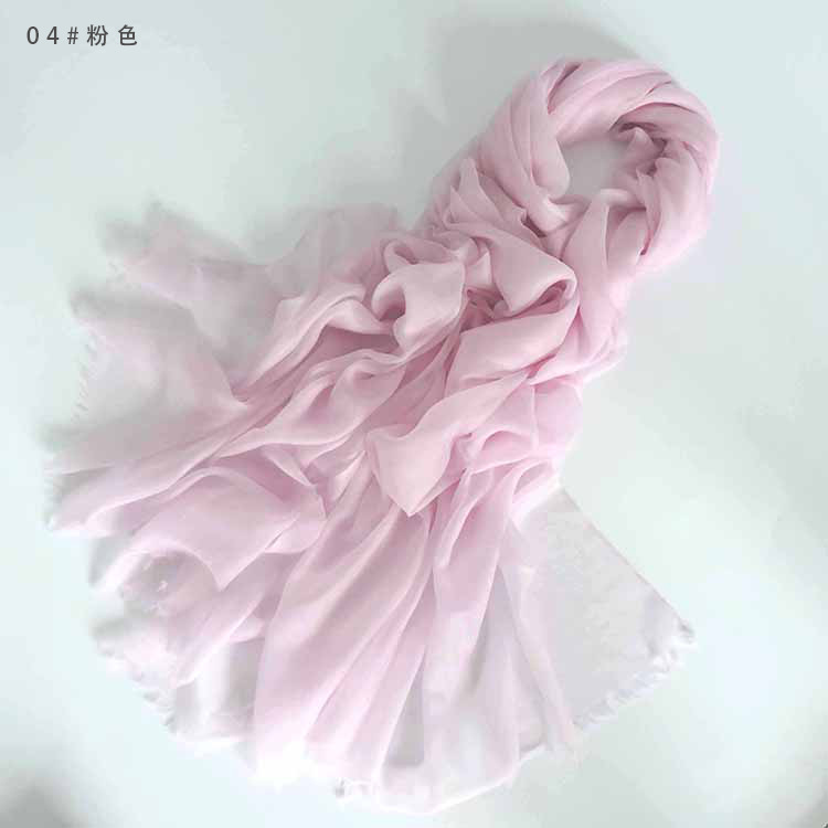 2022 Summer New 40 Colors 300 Cashmere Single Yarn Ring Velvet Plain Shawl Factory Spot Scarf Cashmere