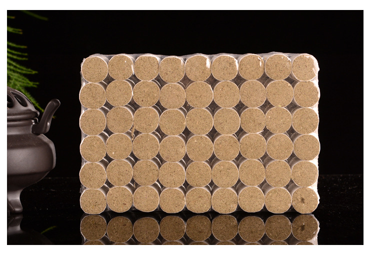 天然野生十年陈艾柱 艾条批发手工黄金艾绒艾灸柱 非五年陈艾灸条