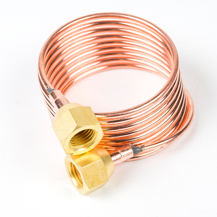 厂家直销冰箱空调制冷设备1米 1.5米带纳子毛细管总成 批发现货