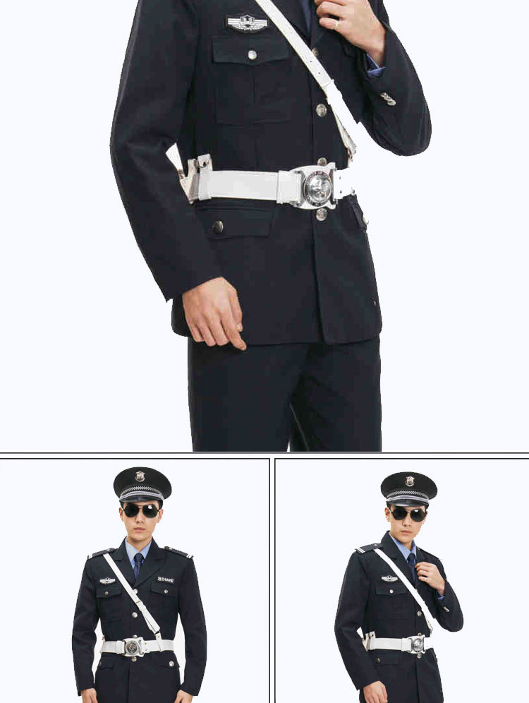 2019新款保安服春秋套装男黑色西服工作服安保物业夹克执勤服常服