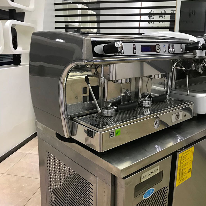 意式咖啡机二手商用半自动双头进口cma电控咖啡机台式咖啡设备