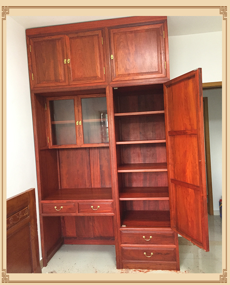 定制衣柜 时尚红色衣柜定制 卧室拉门衣柜收纳衣橱整体大衣柜