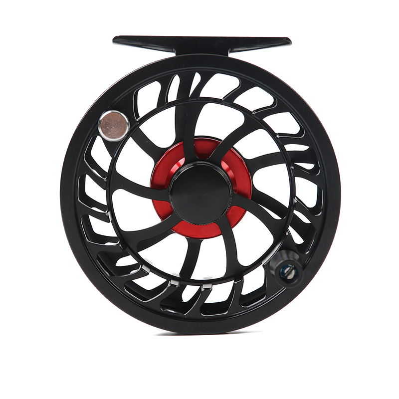 飞蝇钓轮 日本轴承 带泄力 大中小号 机加工金属渔轮 轻型飞钓轮