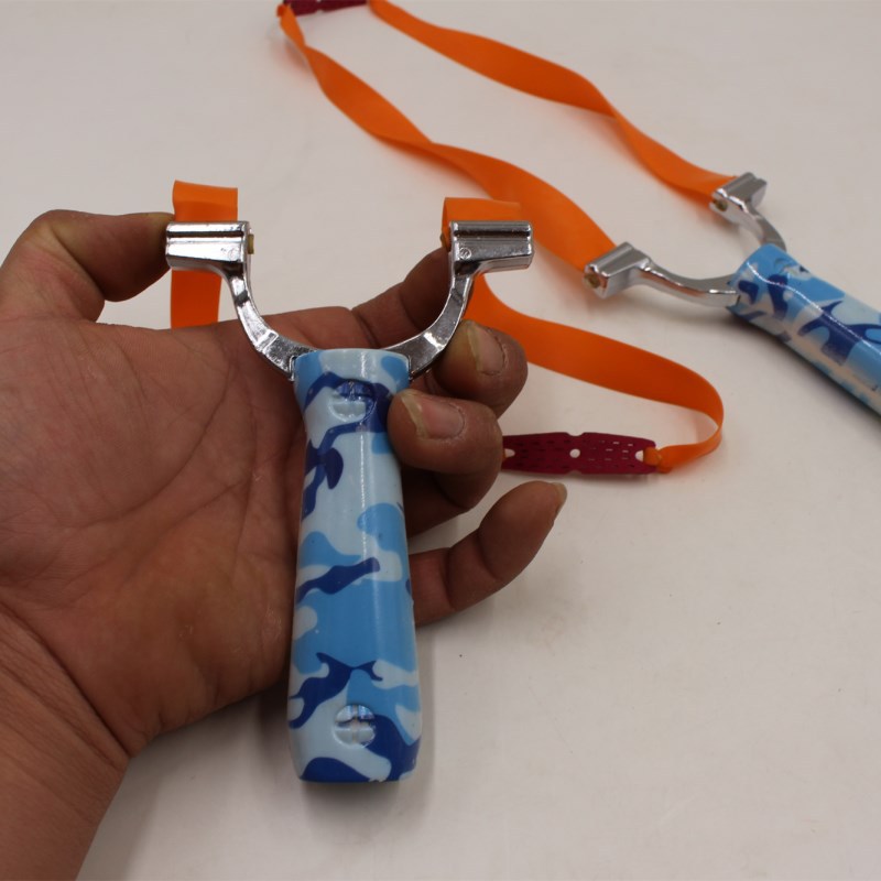 【装箱数量】200个/箱【产品特点】免绑型弹弓【皮筋型号】扁皮筋组0.