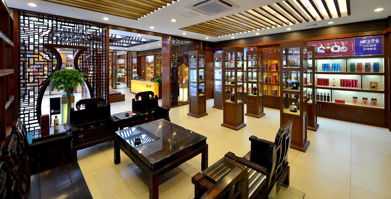 东莞习酒茅台专卖店装修 商铺装修 酒品专卖店装修 卖场装修