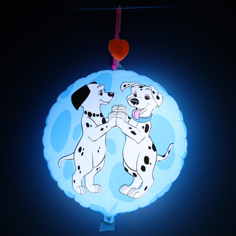 多款灯光中秋灯笼 儿童充气卡通斑点狗花灯闪光玩具 厂家批发包邮