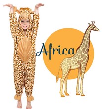 儿童成人长颈鹿动物扮演服装舞台演出服幼儿园小学生亲子活动服装