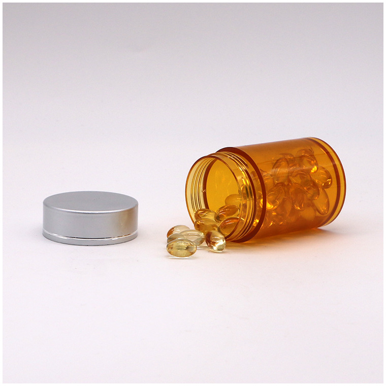 35ml毫升ps高硬度仿亚克力 食品级透明/茶色高端塑料保健品广口罐