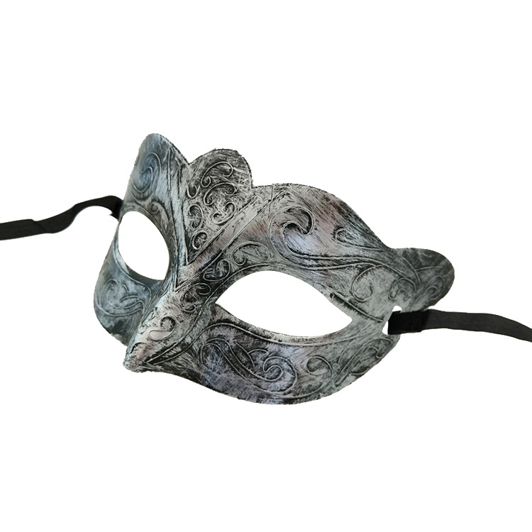 仿古半脸面具 古希腊罗马男女士面具 万圣节恐怖爵士面具 现货