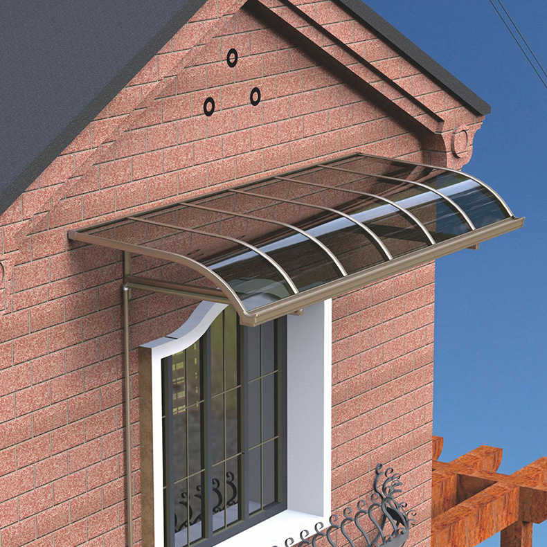 批发 铝合金窗户遮阳挡雨棚露台阳台雨蓬隔热棚遮阴篷