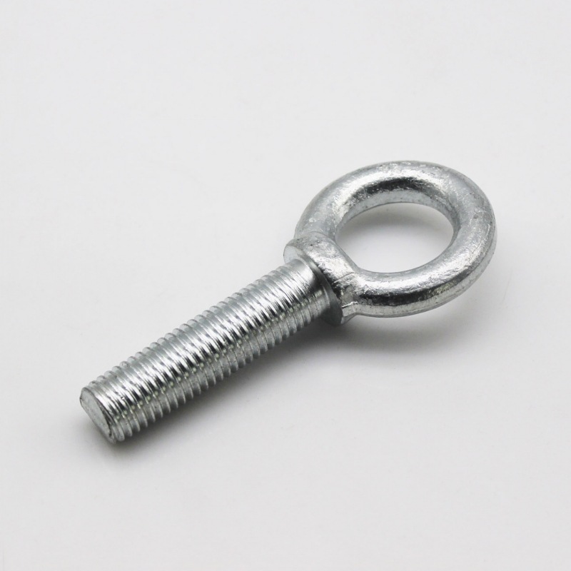 碳钢镀锌加长国标吊环螺栓各种规格起重船用锁具羊眼机牙高强度
