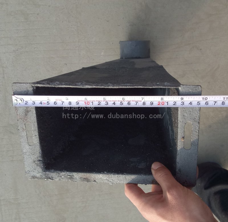 【50cm*dn100】屋面侧入式雨水斗 铸铁房顶雨水口 落水弯头