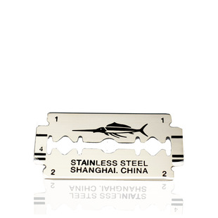 客服改邮费正品吉列剑鱼刀片81-s不锈钢双面剃须刀片/板100片批发