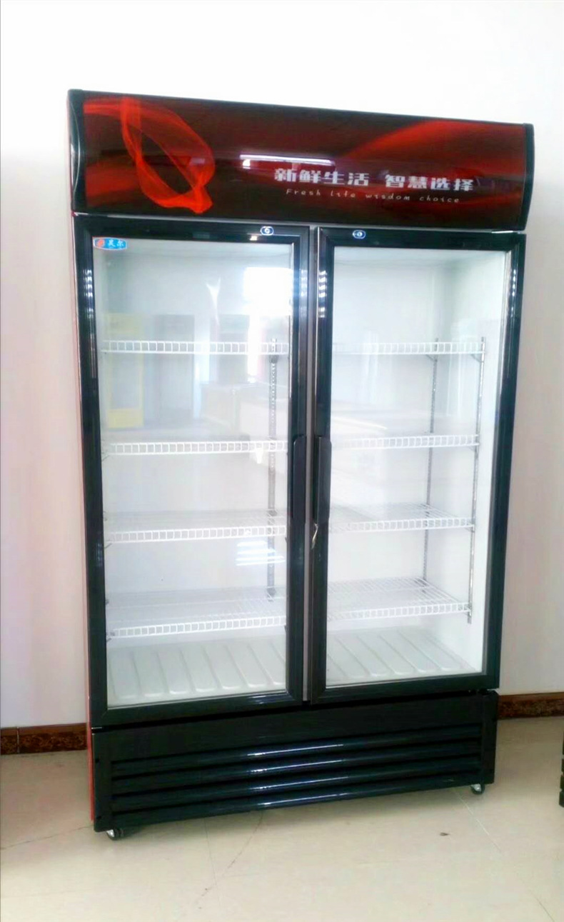 鑫瑞乐商用饮料柜冷藏柜单门双门啤酒柜立式超市水果保鲜冷藏展示柜