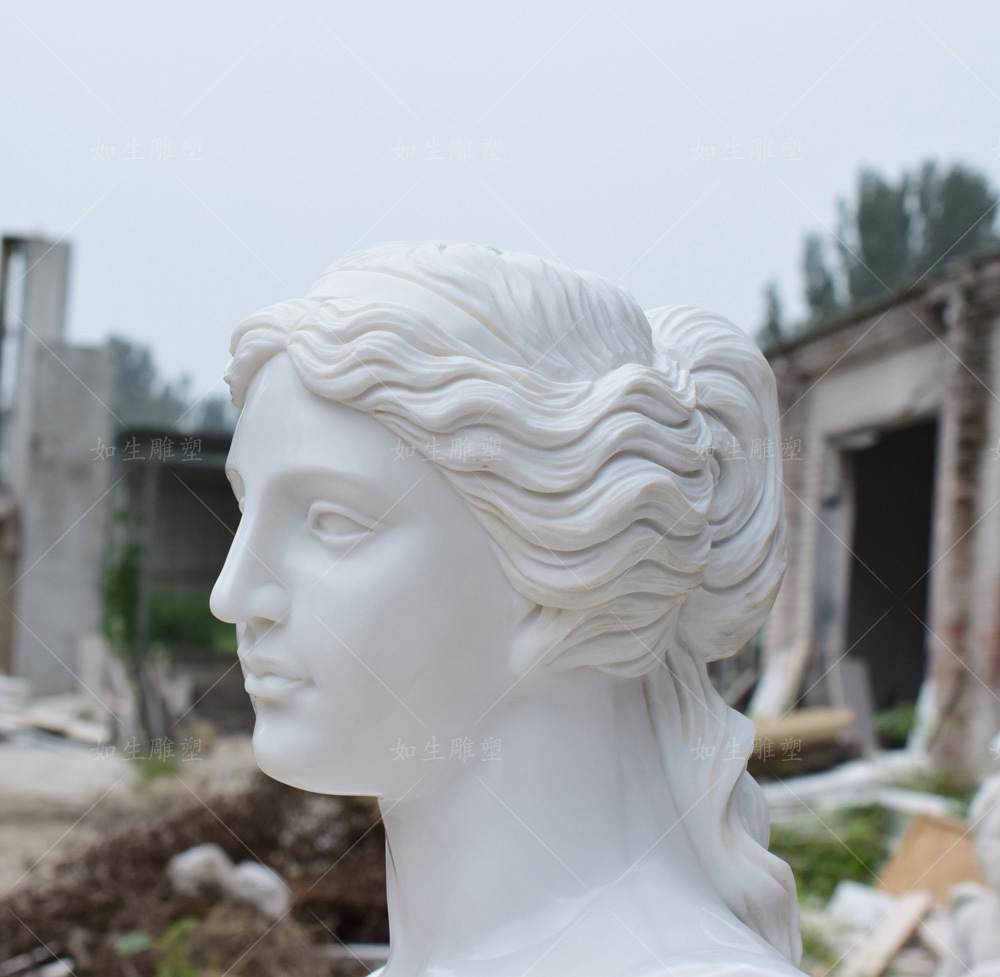 维纳斯头像雕塑爱与美神石雕像女神雕塑定做汉白玉世界名著石雕