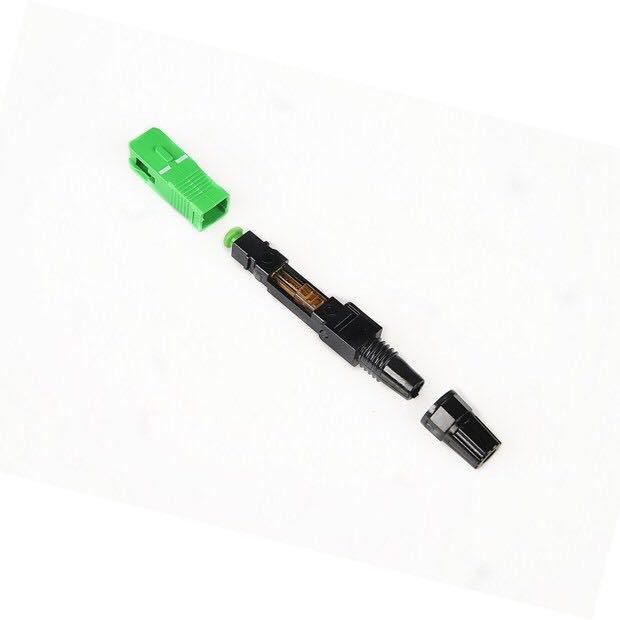 广电级sc-apc冷接头冷接子预埋式光纤冷接子ftth快速连接器