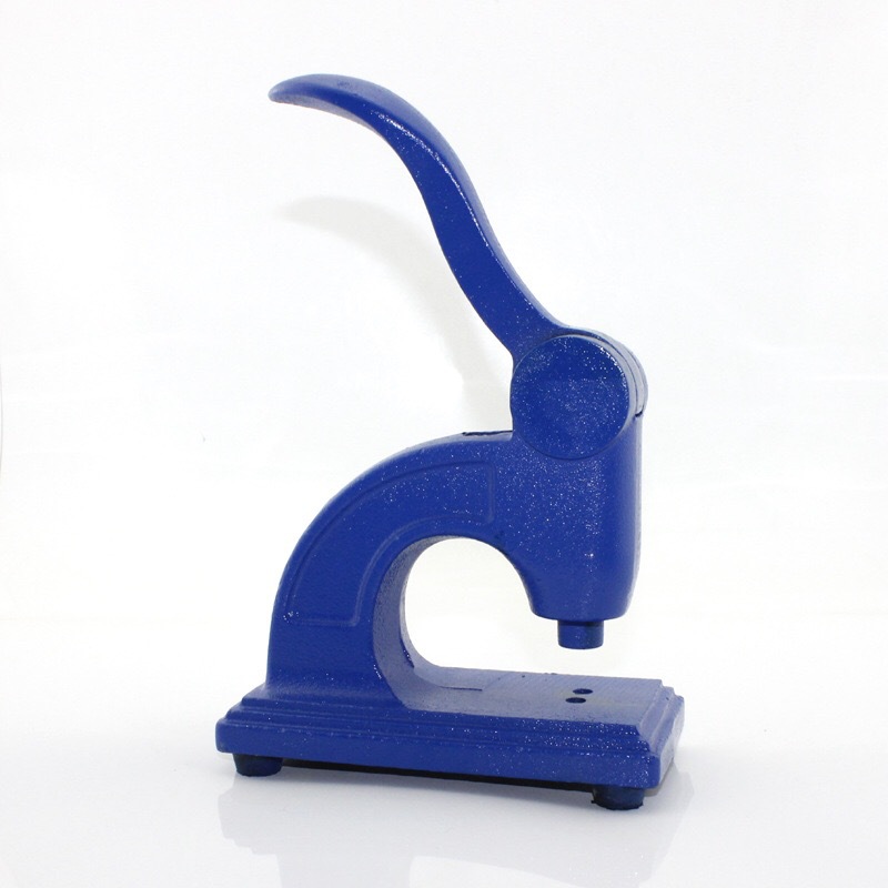 钢印架钢印机手动钢印架蓝色铸铁钢印架子批发压钢印章材料批发