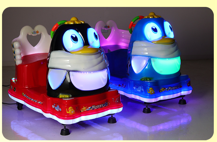 2019新款铅笔小博士儿童投币摇摇车退扭蛋弹力球轻便摇摆机