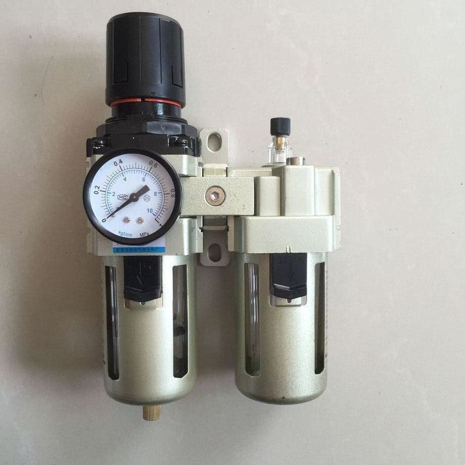 气源处理器ac4010-04 气动二连件 调压过滤器油雾组合 空气过滤器