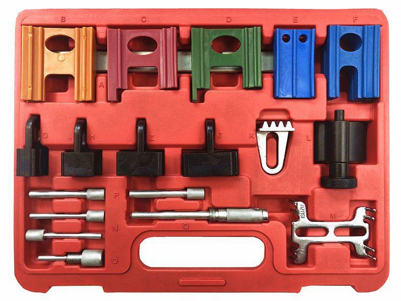 出口品质汽车皮带工具组套 19件套正时皮带固定器 专业汽修工具