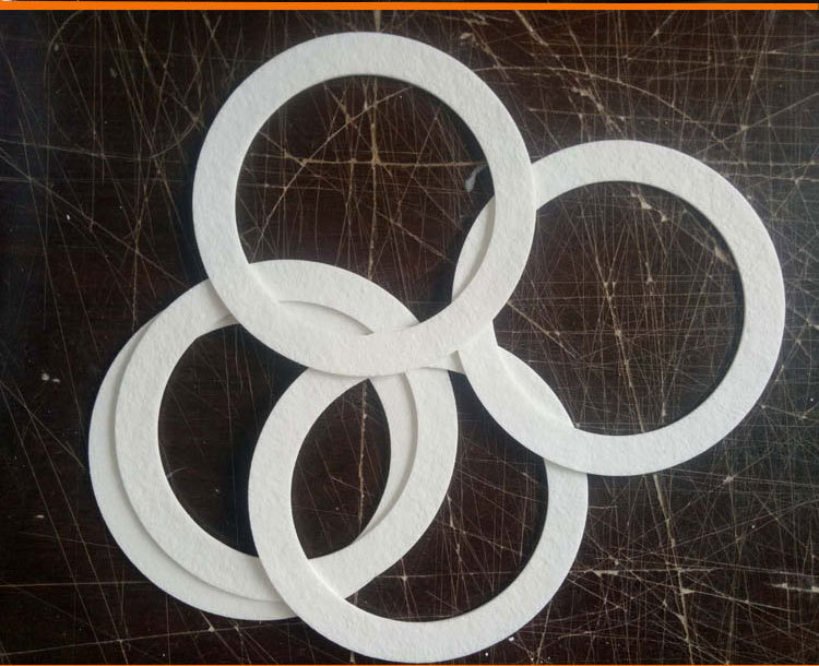 定做陶瓷纤维纸垫片耐压耐高温隔热棉垫片垫圈法兰垫片