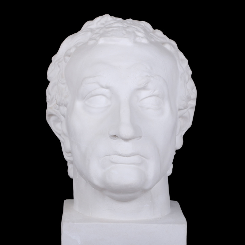 勃兰特格达米那塔头石膏像人物石膏头像美术素描石膏教具雕塑摆件