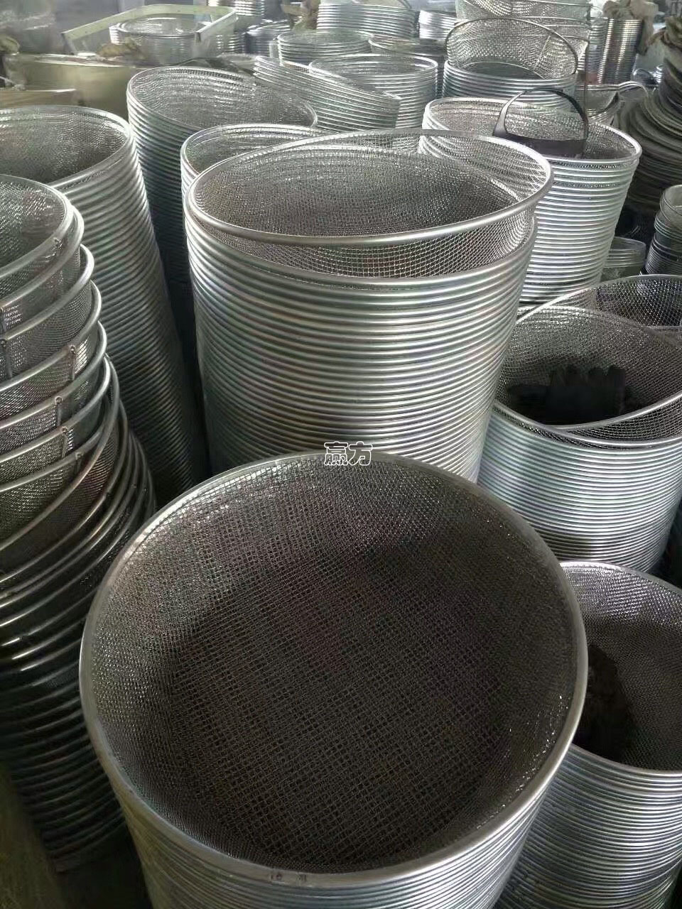 厂家批发定做 分样筛 农用铁筛子 漏眼筛网 圆形筛子 40cm-45cm