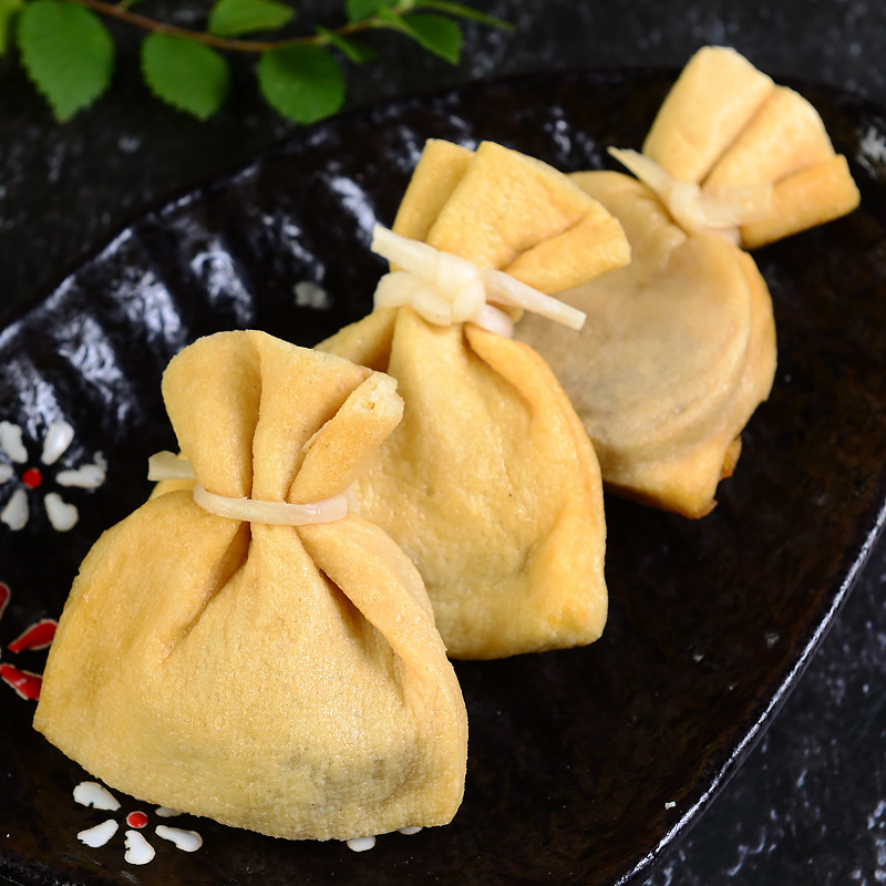 龙藤不二关东煮食材糯米福袋600g30个红唇串串香年糕福袋豆捞批发